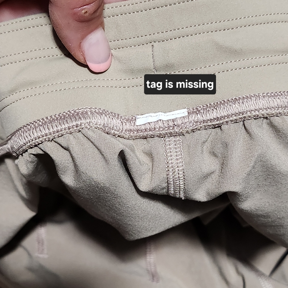 LULULEMON Adapted State Perforated High Rise Jogger Womens Size 10 Beige Oak - Picture 9 of 13